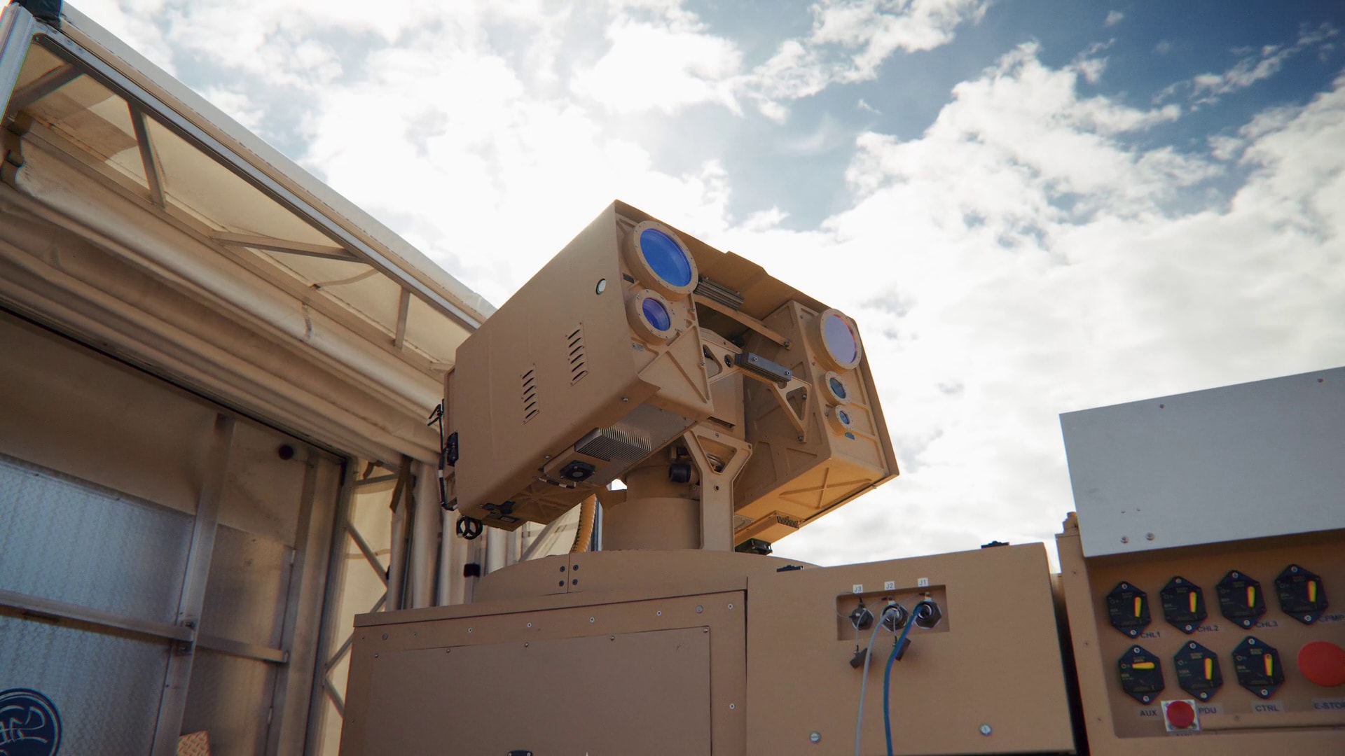 AeroVironment LOCUST laser weapon system turret